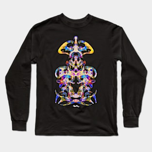 meditation psychedelic fantasy Long Sleeve T-Shirt